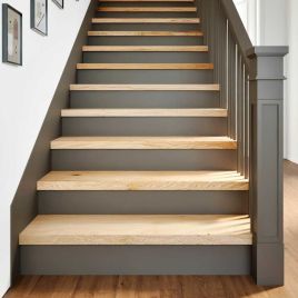 Stair Treads 12 Pieces Untreated 100x25x2 cm Solid Wood Oak