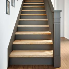 Stair Treads 16 Pieces Untreated 80x30x2 cm Solid Wood Oak