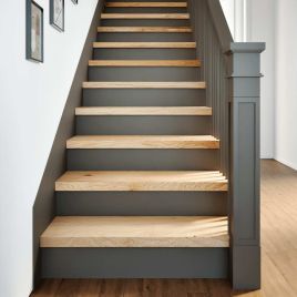 Stair Treads 20 Pieces Untreated 80x25x2 cm Solid Wood Oak