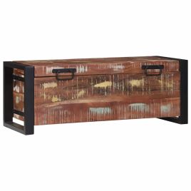 Storage Chests 80x30x30cm Solid Reclaimed Wood and Metal