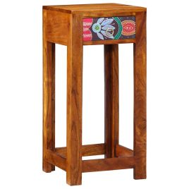 Telephone Stand 35x35x75 cm Solid Wood Acacia