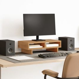 Monitor Stand Artisian Oak 50x27x15 cm Engineered Wood
