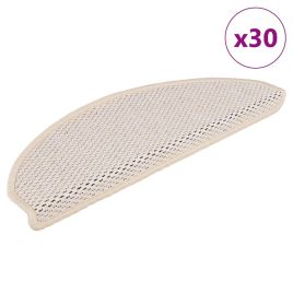 Stair Mats Self-adhesive Sisal-Look 30 pcs 65x21x4 cm Berber