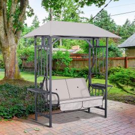 Vintage 2-Seat Canopy Swing Chair