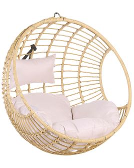 PE Rattan Hanging Chair Natural ASPIO