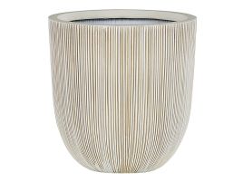 Plant Pot 31 x 31 x 33 cm Beige CHIOS