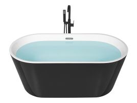 Freestanding Bath 1500 x 750 mm Black HAVANA