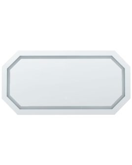 LED Wall Mirror 120x60cm Silver