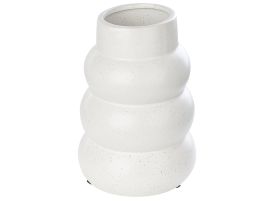 Stoneware Flower Vase 22 White