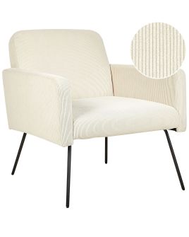 Jumbo Cord Armchair Beige NARKEN