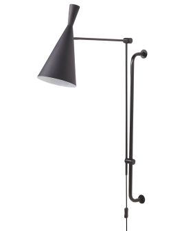 Metal Wall Lamp Black MARISA