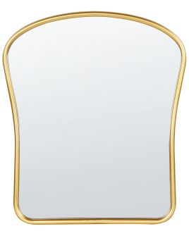 Metal Wall Mirror 45x52cm Gold