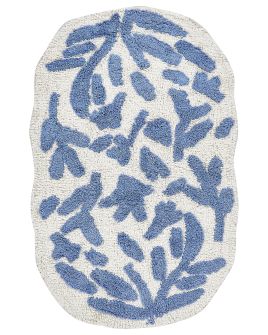 Cotton Bath Mat 60x90cm Blue