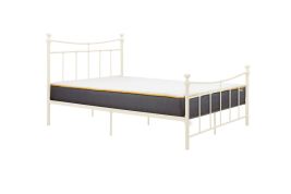 Birlea Emily Cream Metal Bed Frame - Double 4ft6