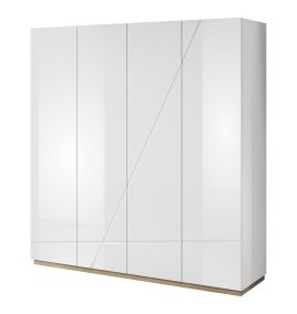 ACE FU-11 4 Door Wardrobe - White
