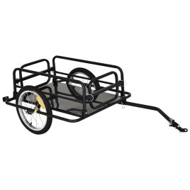 Folding Bike Trailer in Black