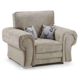 VERONA Fabric Armchair - Mink