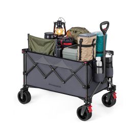 Trolley - LUMRIA Foldable Trolley with Handle 150 L Capacity - Slate Grey