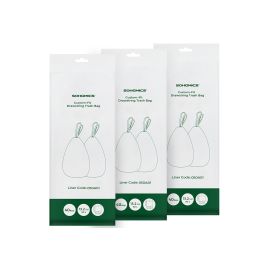 50L Drawstring Rubbish Bags 2 Rolls 40 Pieces