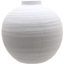 Tiber Large Ceramic Vase - Matt White