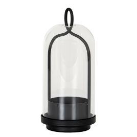 Nyx Candle Holder With Glass Cloche - Medium
