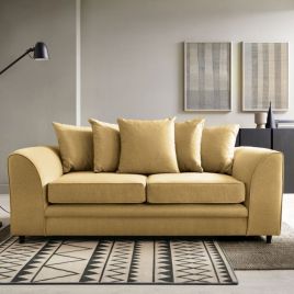 CHARMAINE 3 Seater Sofa - Mustard