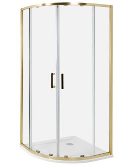Shower Enclosure JUKATAN 90 x 90 x 185 cm Gold