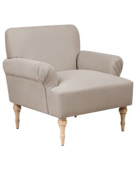 Armchair FREDROS Fabric Taupe