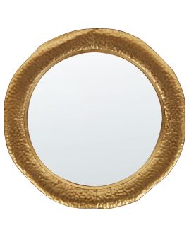 Wall Mirror MERCY 78 cm 78 cm Metal Gold