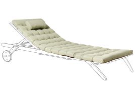 JOVYN Sun Lounger Pad Cushion - Light Green