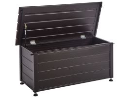 Storage Box CAMPALTO Metal 113 cm 50 cm Dark Brown