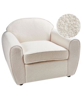 Armchair ELLEDE Boucle Light Beige