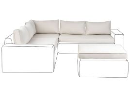 INGHAMFORD Outdoor Cushion Cover Set - Off White