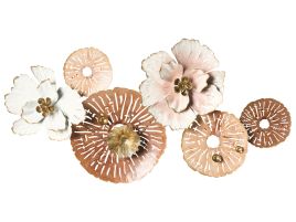 MARLEIGH Metal Wall Decor Flower - Multicolour