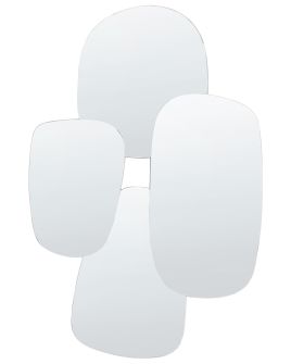 Wall Mirror VOUZON 80 cm 120 cm Silver