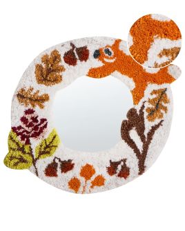 BECKLEIGH Wall Mirror Cotton - White