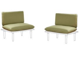 HURSTONLEIGH Outdoor Cushion Cover Set - Olive Green