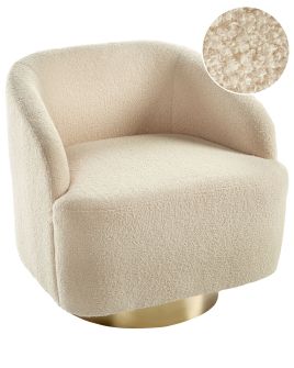 Armchair LAVIK Boucle Beige