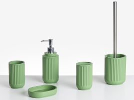 WITBOURNE 5-Piece Bathroom Accessories Set - Green