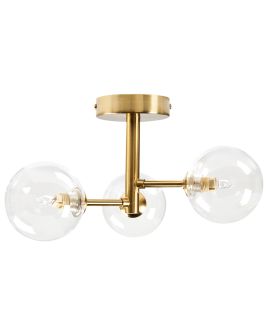 Ceiling Lamp MARICAO Glass Brass