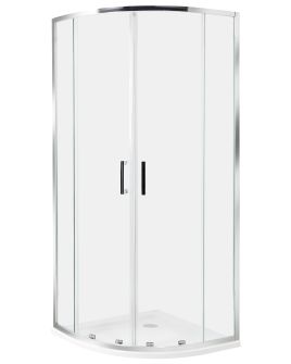 Shower Enclosure JUKATAN 80 x 80 x 185 cm Silver