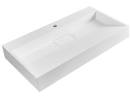 EUQNKO Wall Hung Basin 800 x 460 mm White