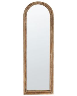 MORDENWELL Wood Wall Mirror - Light Brown