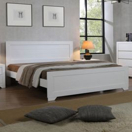 Rosamund 4ft6 Double Bed - White