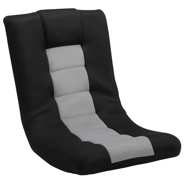 NOVARI Metal Folding Floor Chair - Black