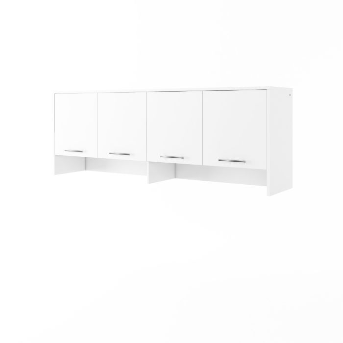Over Bed Unit for ArtNest Horizontal Wall Bed Concept 120cm - White Matt