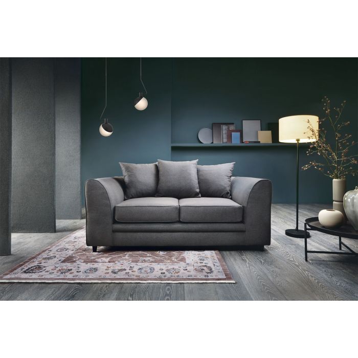 Darcie 2 Seater Sofa - Dark Grey