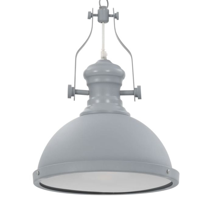 Ceiling Lamp Grey Round E27