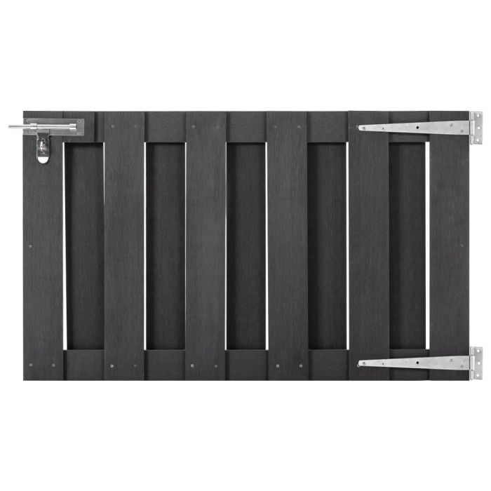 Garden Gate WPC 100x60 cm Grey