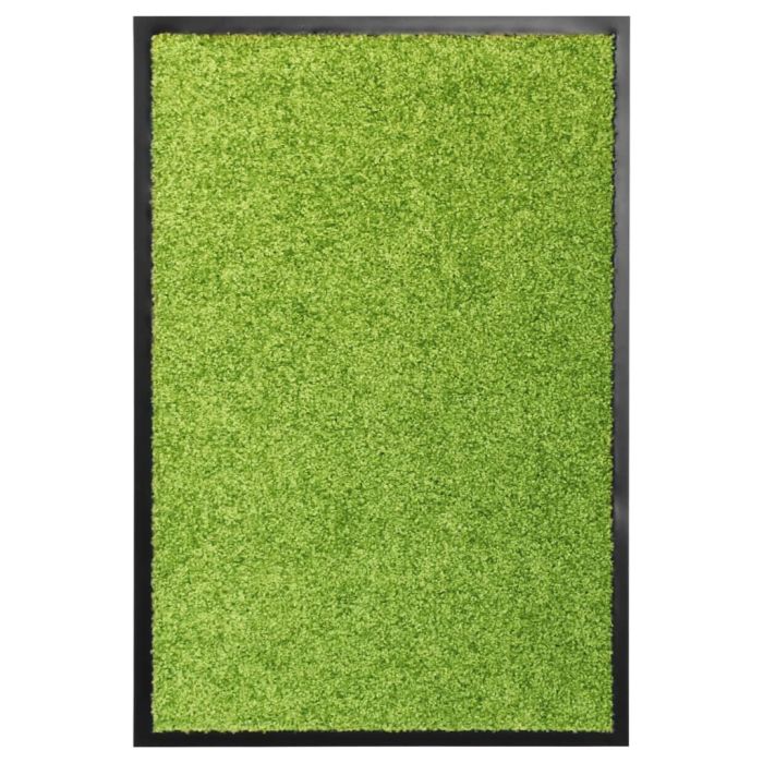Doormat Washable Green 40x60 cm